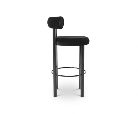 Fat Stool Black Sideview